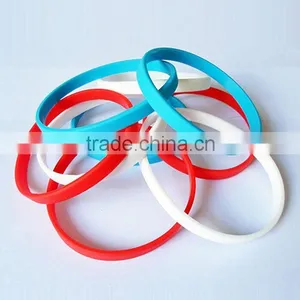 Wholesale Custom Logo Print Silicone Fluorescent Bracelet thumbnail-1