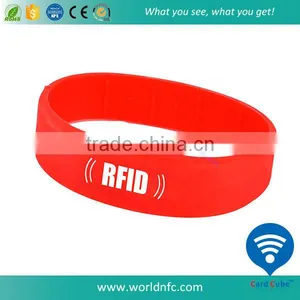 Ring Bracelet NFC NTAG213 Silicone Wristband for Lockers and Consume Goods thumbnail-6