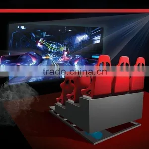 Interactive Attractions Full Motion Chair 7d Cinema With Full Effects for Amusement Park thumbnail-2