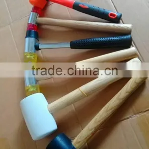 Orange Dead Blow Hammer Pvc Rubber Hammer Inelasticity Hammer thumbnail-5