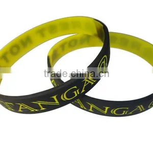 Slim Fashionable Debossed Silicon Energy Bracelet Women Hand Bracelets thumbnail-1