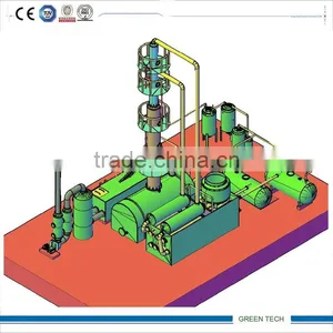 15 Tpd Continuous Used Engine Oil Recycling to Diesel Oil Purification Plant thumbnail-5