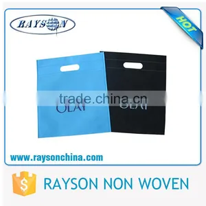 Thermocompression Printing Plain Top Handle Non Woven D Die Cut Bag thumbnail-2
