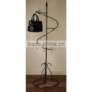 Spiral Metal Display Tree Standhandbag Display Rack thumbnail-1