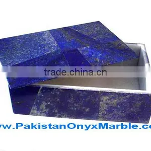 Hot Sale FACTORY PRODUCUNG JEWELRY BOXES LAPIS LAZULI HANDICRAFTS thumbnail-5