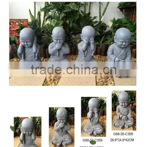 Home Decorative Resin Monk Statues thumbnail-1