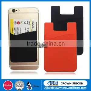 Custom 3m Adhesive Stickers Silicone Mobile Card Holders thumbnail-3