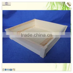 Customized Vegetable Fruits Storage Serving Plain Wood Tray thumbnail-3