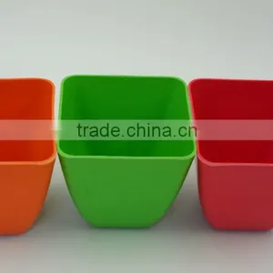 Houseware Plant Flower Pots Wholesale ,eco Bamboo Fiber Flower Plant Pot thumbnail-4
