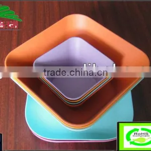 Anhui Factory Square Bamboo Fiber Tableware Set thumbnail-2