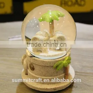 Imitation Stones Frosted Elephant Figurine Funny Animal Snow Globes thumbnail-3