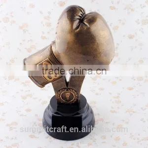 Wholesale Resin Boxing Trophies Souvenir Fist Trophy thumbnail-1