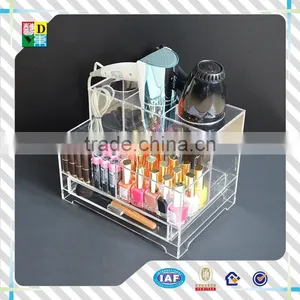 Customized Acrylic Make up Cosmetic Display Drawer / Acrylic Cosmetic Display Storage Drawer Box From Shenzhen Yidong thumbnail-4