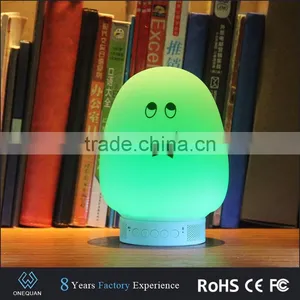 New Products Mini Speaker Night Light Lamp Wooden Bluetooth Speaker thumbnail-6