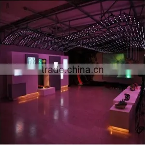 2015 Hot Sell High Brightness Led Grid Curtain / Led Mesh Crtain /curtain Led Dmx thumbnail-3