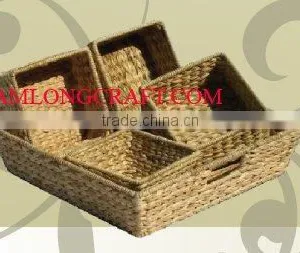 WATER HYACINTH BASKET/ TRAY TCC-BK22 thumbnail-1