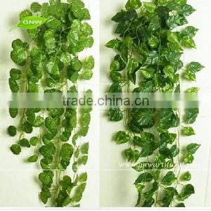 GNW FLV012 Fashion Green Artificial Ivy Vine Leaves Fake Foliage Flower Garland Plants Home Decor thumbnail-3