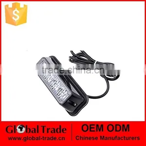 12V Vehicle Mini Compact Surface Mount Directional Strobe Lighthead All Emergency Vehicle and Led Flashing Light for Auto A1924 thumbnail-1