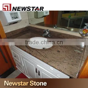 Newstar Bathroom One Piece Vanity Glass Vanity Top thumbnail-4