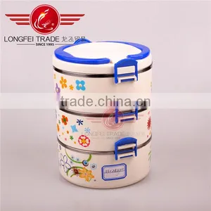 Wholesale Promotional 3 Layer Thermal Bento Lunch Box With Lock thumbnail-1
