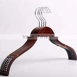 Coffee Color Plywood Racks Can be Customized LOGO thumbnail-1