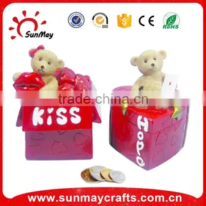 Polyresin Valentine Money Box for Gift thumbnail-5