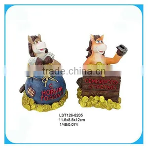Russian Horse Money Coin Bank Crafts thumbnail-1