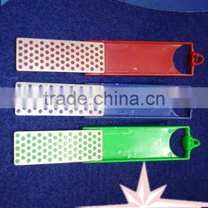 Electroplated Mini Diamond Sharpener With Plastic Cover thumbnail-1