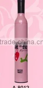 Pink Color DECO Design Wine Bottle Umbrella thumbnail-1