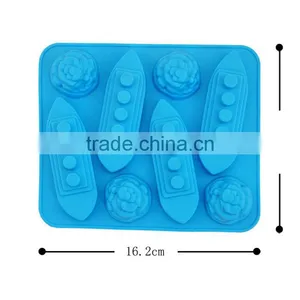 Funny LFGB Grade Titanic Ship Shaped Silicon Ice Tray thumbnail-4