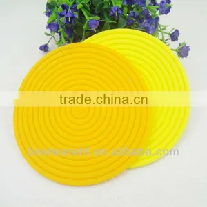 FDA 2017 New Silicone Round Shaped Cup Mat thumbnail-4