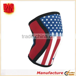 2017 Latest Design! 7mm Neoprene Knee Sleeve Sports Support thumbnail-6