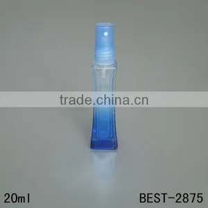 20ml Perfume Blue Glass Spray Bottle, Screw Neck Glass Perfume Bottle With Plastic Sprayer thumbnail-1