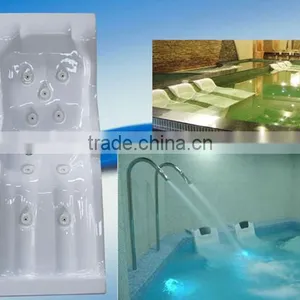 Sanitary Spa Pool Series Pedicure Chairs and Swimming Pool Massage Hydro Bed ,spa Series thumbnail-4