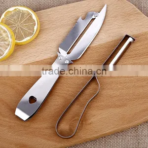 Factory Price Full Stainless Steel Teethbrush Style Multifunctional Peeler thumbnail-2
