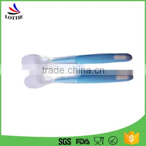 FDA Food Grade Heat Resistant Safe Eco-friendly Baby Silicone Spoon thumbnail-1