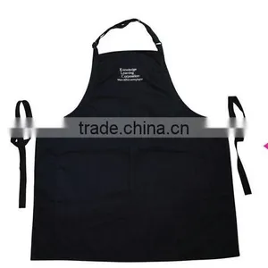 Cheap Plain Long Black Aprons for Cooking thumbnail-1