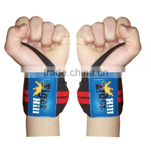 WRIST WRAPS 12 or 14inches Long ELASTIC SUPPORT WEIGHT LIFTING W/THUMB LOOP POWER STRAPS thumbnail-1