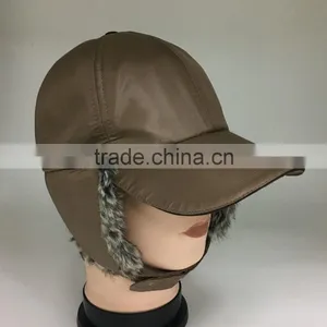 Waterproof Fabric Fake Fur Earflap Baseball Cap thumbnail-5