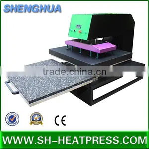 Shenghua Automatic 80x100 Single Station Tshirt Printing Heat Press thumbnail-1