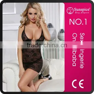 Nude Women Wearing Hot Open Lingerie Sexy Teddy Wear thumbnail-1