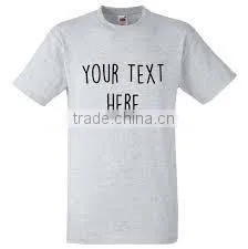 Printed T-shirt 100% Cotton, 180 Gsm ,grey T-shirt for Men thumbnail-5