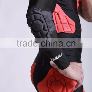Cyclist Hex Shooter Compression Padded Protective Gear Arm Sleeves thumbnail-1