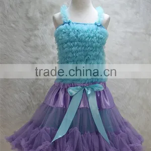 Wholesale Tutu Fluffy Pettiskirt Set for Girls, Small Fresh Summer Wear Girl's Super Fluffy Pettiskirt Set thumbnail-3