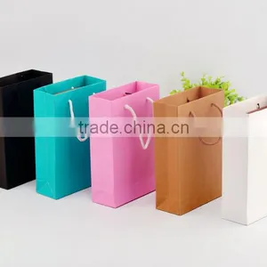 Newest Design Customer Logo Printed Paper Handbags Luxury Packaging Paper Bags Fashion Promotional Garment Bag thumbnail-2