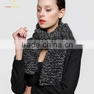 3gg Warm Cashmere Merino Wool Lady Knit Scarf Womens thumbnail-2