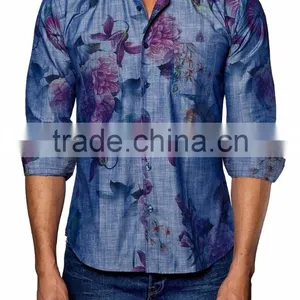 Western Stylish Men's Sporty Stripe Shirt Matchs Well With Causal Jeans Pant thumbnail-1