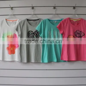 Lady Print Short Sleeve T-shirt thumbnail-1