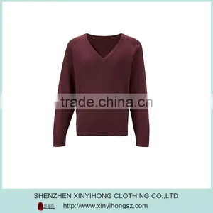 Wholesales V-Neck Long Sleeve Womens Knitwear Pullover thumbnail-1