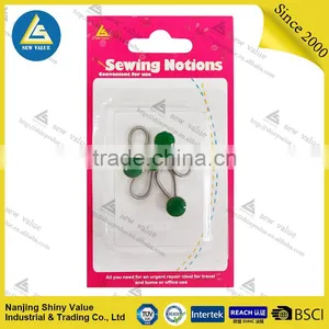 Mixed Sizes Packed Metal Collar Button Extenders in Different Colors Crystal Mounted With Elastic in the Spring thumbnail-4